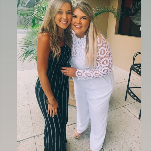 Eloquii Lace Wide Leg Jumpsuit - Picture 6 of 16